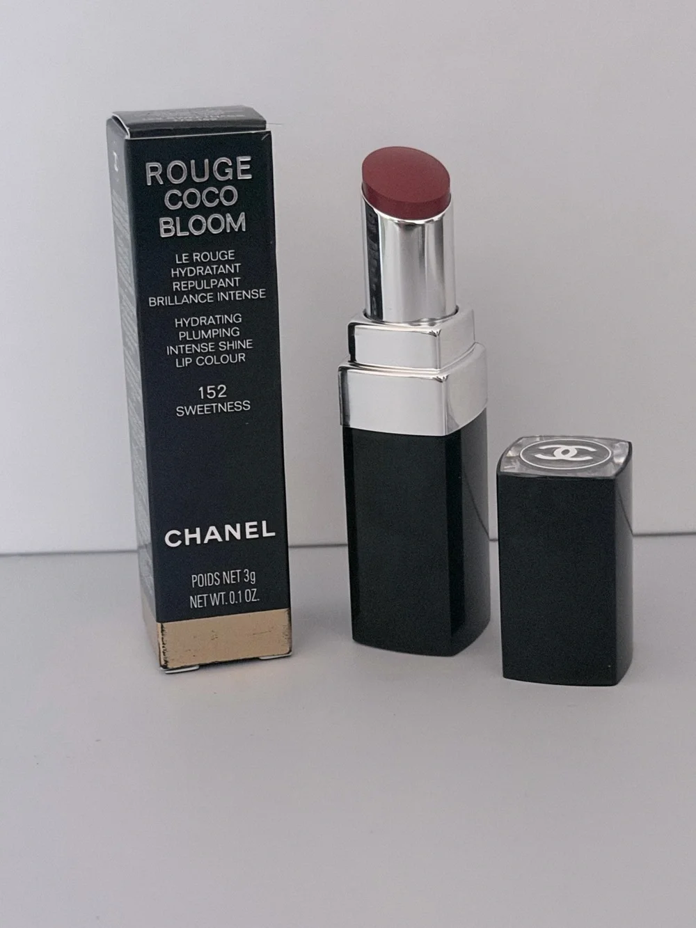 Chanel Rouge Coco Bloom Lipstick 152 Sweetness BNIB Hydrating Lip Color